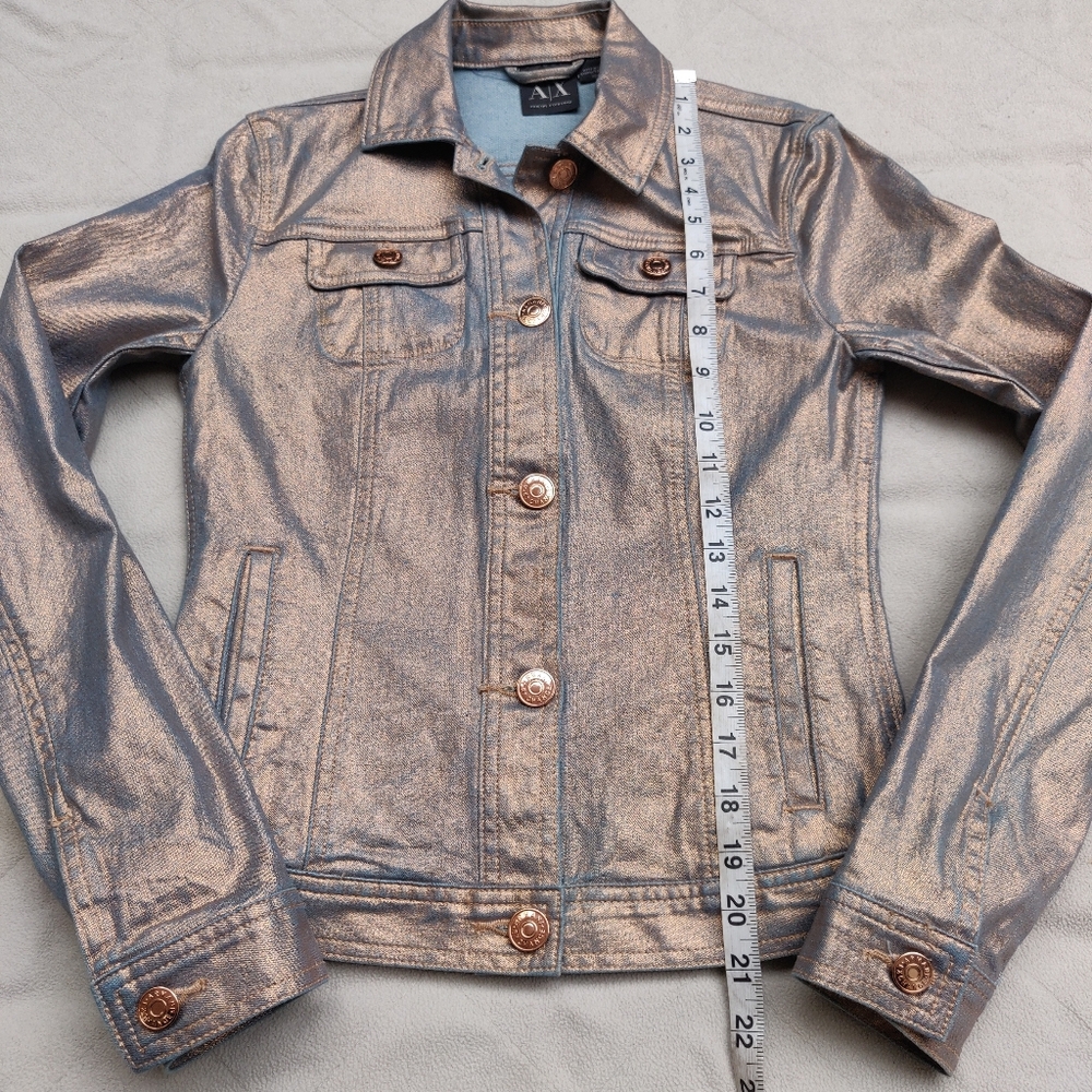 A/X Metallic Jean Jacket - Picture 5 of 8
